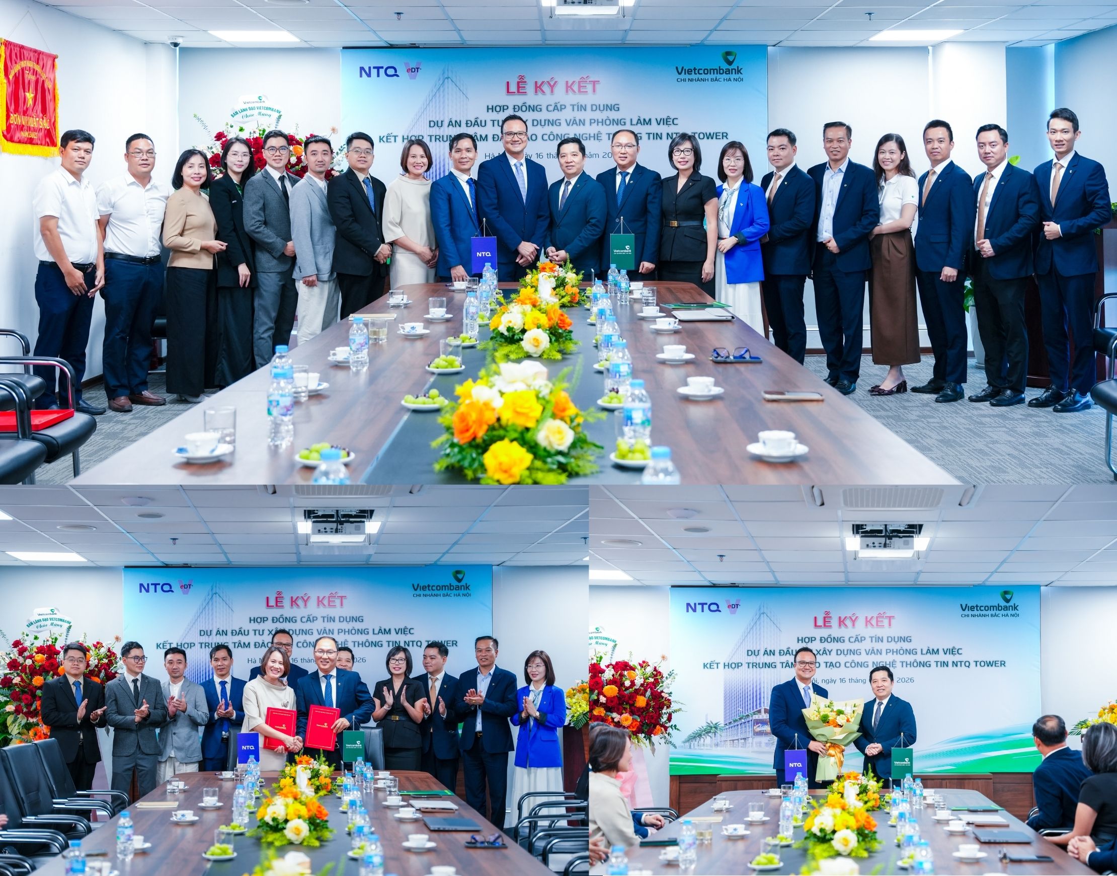 Vietcombank To Accompany NTQ Tower Project, Empowering NTQ’s Future Infrastructure Foundation